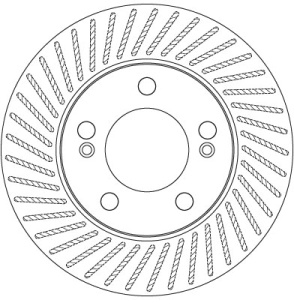 Disc frana Fata Dreapta/Stanga potrivit SSANGYONG ACTYON I, ACTYON SPORTS I, ACTYON SPORTS II, KYRON, REXTON / REXTON II, REXTON W / REXTON 2.0D-3.2D 04.02- - Img 4
