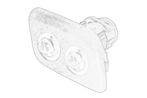 Diuza spalator far Dreapta potrivit BMW 5 (E39) 2.0-4.9 09.95-05.04 - Img 1