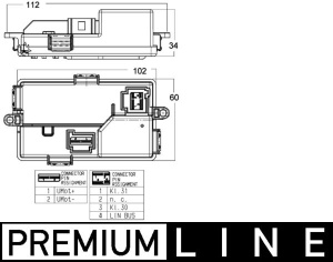 Element reglare suflanta aer (sufla controlul) potrivit BMW 5 (F10), 5 (F11), 5 GRAN TURISMO (F07), 6 (F12), 7 (F01, F02, F03, F04) 2.0D-6.0 09.08-06.18 - Img 3