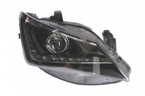 Far Dreapta (bi-xenon, D1S/W5W, electric, cu motor, culoare insert: negru, culoare semnalizator: transparent) potrivit SEAT IBIZA IV, IBIZA IV SC, IBIZA IV ST -06.17 - Img 1