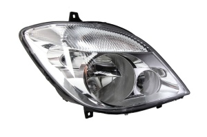 Far fata Dreapta (H7/PY21W/W5W, electric, fara motoras, bec, culoare insert: argintiu, culoare semnalizator: galben) potrivit MERCEDES SPRINTER 3,5-T (B906), SPRINTER 3-T (B906) 01.06- - Img 1