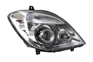 Far fata Dreapta (xenon, D1S/H7/PY21W/W5W, electric, fara motoras, culoare insert: argintiu, culoare semnalizator: galben) potrivit MERCEDES SPRINTER 3,5-T (B906) -10.13 - Img 1
