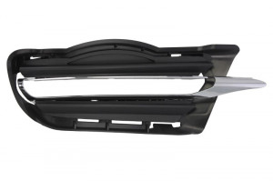 Grila bara Stanga cu locas LED, negru potrivit MERCEDES C C204, C T-MODEL S204, C W204 01.07- 09.10-08.13 - Img 2