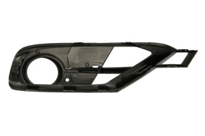 Grila ventilatie bara fata dreapta (cu orificii pentru sipci, negru-mat/argintiu, SPORT) potrivit BMW 3 F30, F31, F80 10.11-05.15 - Img 2