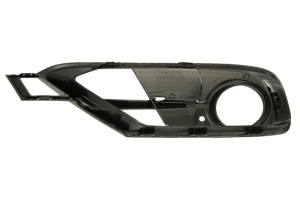 Grila ventilatie bara fata stanga (cu orificii pentru sipci, negru-mat/argintiu, SPORT) potrivit BMW 3 F30, F31, F80 10.11-05.15 - Img 2