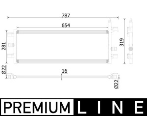Intercooler potrivit BMW 2 (F45), X1 (F48), X2 (F39); MINI COUNTRYMAN (F60) 1.5H 11.14- - Img 3