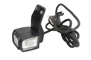 Lumina clarificare dreapta; SUPERPOINT IV, portocaliu/rosu/alb, LED, inaltime 98mm; latime 54mm; adancime 64mm, în relief, lungime cablu 2000mm, cu cuier, 24V (conector: CLICK-IN, SUPERPOINT IV) - Img 3