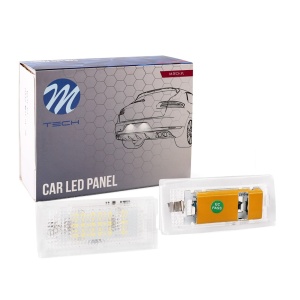 Lumina numar inmatriculare, culoare lumina: alb; set, 12V, cu aprobare circulatie potrivit BMW 3 (E46) 12.97-05.05 - Img 4