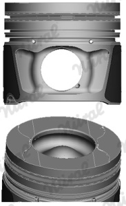 Piston 81 (STD) potrivit CITROEN C5 III, C6; JAGUAR S-TYPE II, XF I, XJ; LAND ROVER DISCOVERY III, DISCOVERY IV, RANGE ROVER SPORT I; PEUGEOT 607 2.7D 06.04-12.18 - Img 2