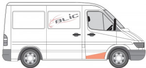 Podea Dreapta (fara intarire) potrivit MERCEDES SPRINTER 2-T (B901, B902), SPRINTER 3-T (B903), SPRINTER 4-T (B904), SPRINTER 5-T (B905); VW LT 28-35 II, LT 28-46 II 01.95-07.06 - Img 2