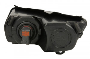 Proiector ceata Dreapta (H8, cu lumini curbe; cu lumini de zi; Mod. BlueGT / GTI / R-Line; negru) potrivit VW POLO, POLO IV, POLO V 06.09- - Img 2