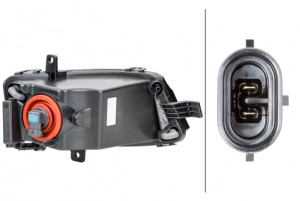 Proiector ceata Stanga (H11, cu lumini curbe) potrivit VW GOLF ALLTRACK VII, GOLF SPORTSVAN VII, GOLF VII 08.12-03.17 - Img 4