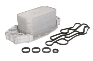 Radiator ulei motor potrivit CITROEN C5 III, C6; JAGUAR F-PACE, XF I, XF II, XF SPORTBRAKE, XJ; LAND ROVER DISCOVERY IV, RANGE ROVER IV, RANGE ROVER SPORT I, RANGE ROVER SPORT II 3.0D/3.0DH 03.09- - Img 1