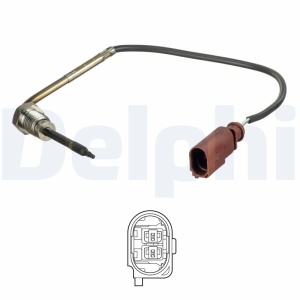 Senzor temperatura evacuare (inainte de DPF) potrivit PORSCHE CAYENNE; VW TOUAREG 3.0D 01.10- - Img 2