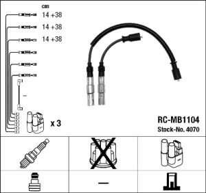 Set cablaj aprindere SMART 0.6 98-04 - Img 2