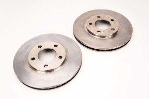 Set discuri frana (2 buc.) Fata Dreapta/Stanga potrivit CHRYSLER CARAVAN, GRAND VOYAGER III, PROWLER, VOYAGER II, VOYAGER III, VOYAGER IV; DODGE CARAVAN 2.0-3.8 08.90-12.08 - Img 1