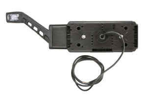 Stop spate dreapta (LED, 12/24V, cu intermitent, cu lumina de ceata, lumina de marșarier, cu lumina stop, lumini parcare, reflector triunghiular, cu lampă cu braț prelungit, indicator dinamic, lungimea cablu : 2m) - Img 2