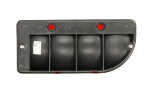 Stop spate stanga BBSKWNR 821 (12V, cu intermitent, cu far ceață, lumina de marșarier, cu stop, lumină de parcare, cu iluminare placuta, reflector) - Img 2
