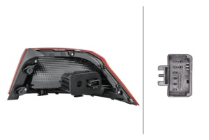 Stop spate Stanga (extern, LED) potrivit VW PASSAT B8 08.14- - Img 4