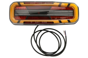 Stop spate stanga (LED, 12/24V, cu intermitent, cu far ceață, lumina de marșarier, cu stop, lumină de parcare, reflector, lungime cablu: 2m) - Img 1