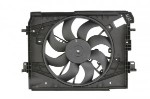 Ventilator radiator (cu carcasa) potrivit DACIA DOKKER, DOKKER EXPRESS/MINIVAN, LODGY, LOGAN II, LOGAN MCV II, SANDERO II; RENAULT CAPTUR I, CLIO IV, CLIO IV/HATCHBACK 0.9-1.6LPG 03.12- - Img 1