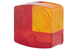 Dispersor stop dreapta (P21W/R10W, portocaliu/rosu, cu intermitent, cu stop, lumina de parcare, fara proiector) potrivit FENDT 200 S FARMER, 200 SA FARMER, 200 V FARMER, 200 VA FARMER, 203 P FARMER - Img 3