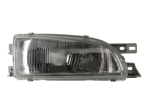 Far Dreapta (H4, mecanic, fara motoras, culoare insert: argintiu) potrivit SUBARU IMPREZA - Img 1