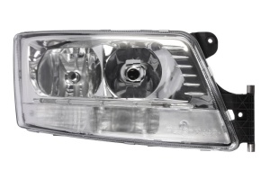 Far fata Dreapta (H21W/H7/LED/PY21W, electric, cu motor, functie Lumina zi, culoare insert: cromat, culoare semnalizator: alb) potrivit MAN TGS I, TGX I 06.06-09.21 - Img 1