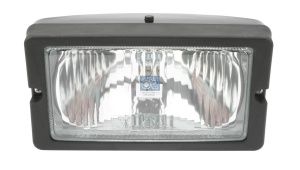 Far universal stanga/dreapta (24V, latime 132mm, inaltime 242mm) potrivit MAN E2000, F2000, M90; MERCEDES MK, SK 07.87- - Img 1