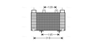 Intercooler potrivit FORD RANGER; MAZDA BT-50 2.5D/3.0D 05.06-12.15 - Img 3