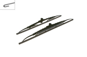Lamela stergator fata (blister, 1 set=2buc) cadru cu spoiler NR. 728S TWIN 550/475mm - Img 4