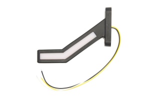 Lumina clarificare dreapta, portocaliu/rosu/alb, LED, suprafata, lungime cablu 400mm, cu brat lung, 12/24V (indicator dinamic; tip: neon; cu functie de semnalizator spate) - Img 2