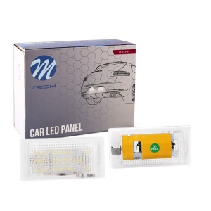 Lumina numar inmatriculare, culoare lumina: alb; set, 12V, cu aprobare circulatie potrivit BMW 3 (E46) 12.98-12.07 - Img 3