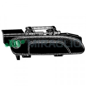 Maner usa Fata Dreapta (extern, crom) potrivit FIAT TIPO; FORD MONDEO I, MONDEO II 1.3D-2.5 02.93- - Img 3