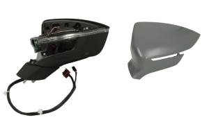 Oglinda stanga (electric, convex, cu încălzire, asistent pentru schimbarea benzii, acoperit sub acoperire, pliabil electric, cu indicator) potrivit CUPRA ATECA; SEAT ATECA 04.16- - Img 2