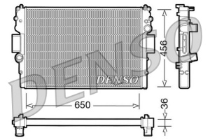 Radiator motor potrivit IVECO DAILY III, DAILY IV, DAILY V 2.3D-3.0D - Img 3