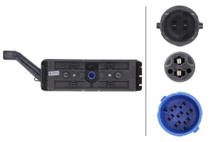 Stop spate dreapta Hybrid (LED/P21W, 24V, cu intermitent, cu lumina de ceata, lumina de marșarier, cu lumina stop, lumini parcare, lumina laterala) - Img 2