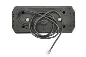 Stop spate dreapta (LED, 12/24V, cu intermitent, cu lumina de ceata, lumina de marșarier, cu lumina stop, lumini parcare, reflector, indicator dinamic, lungimea cablu : 2m) - Img 2