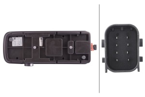 Stop spate dreapta (LED, 24V, cu intermitent, cu far de ceață, lumina de marșarier, cu stop, lumină de parcare ) potrivit DAF CF, LF, XF 106 10.12- - Img 4