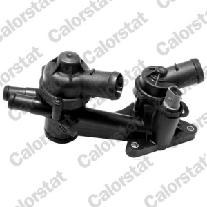 Termostat lichid racire (87°C, in carcasa) potrivit AUDI A3; SKODA FABIA II, OCTAVIA II; VW EOS, GOLF PLUS V, GOLF V, JETTA III, PASSAT B6, TOURAN 1.2/1.4/1.6 02.03-12.14 - Img 3