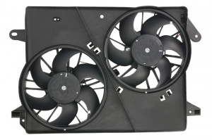 Ventilator radiator (cu carcasa) potrivit CHRYSLER 300C 2.7-6.1 09.04-11.12 - Img 1