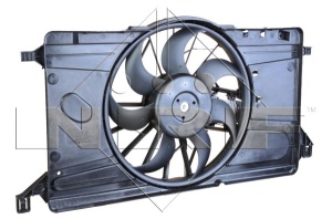 Ventilator radiator (cu carcasa) potrivit FORD C-MAX, FOCUS C-MAX, FOCUS II, FOCUS II/KOMBI; MAZDA 3 1.3-2.0D 10.03-09.12 - Img 2