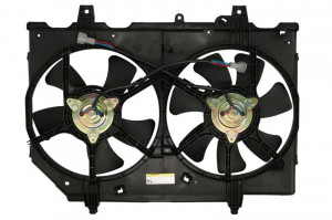 Ventilator radiator (cu carcasa) potrivit NISSAN X-TRAIL I 2.0/2.5 07.01-01.13 - Img 2
