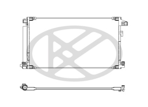 Condensator climatizare (cu uscator) potrivit LEXUS UX; SUZUKI SWACE; TOYOTA C-HR, COROLLA, PRIUS, PRIUS PHV 1.8H/2.0/Electric 09.15- - Img 3