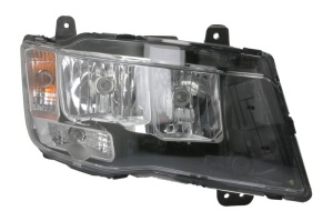 Far dreapta (2*H7, electric, cu motor, cu lumina de zi, culoare indicator: transparent) EURO 6 potrivit MAN TGL II, TGM II, TGS II, TGX II 02.20- - Img 1