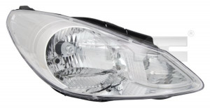 Far Dreapta (H4, electric, cu motor, culoare insertie: cromat) potrivit HYUNDAI I10 I - Img 3