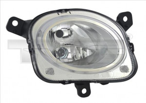 Far Dreapta (H7/W21, fara motoras, culoare insertie: cromat) potrivit FIAT 500L - Img 3