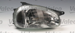 Far Dreapta (halogen, H4, fara motoras, culoare insertie: cromat, culoare semnalizator: transparent) potrivit OPEL COMBO TOUR, COMBO/MINIVAN, CORSA A TR, CORSA B 07.94-10.01 - Img 3