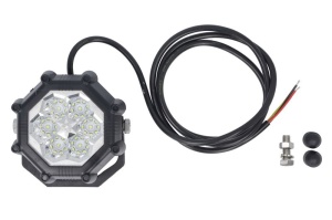 Lumina lucru (LED, 12/24V, 20W, 1800lm, numar diode: 6, inaltime: 105mm, latime: 105mm, adancime: 58mm, lungime cablu: 1,5m, lumina dispersata; mers inapoi, cu lumină inversă) - Img 1