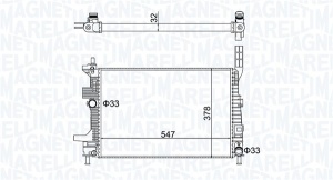 Radiator motor (Manual) potrivit FORD FOCUS III, FOCUS III/HATCHBACK, FOCUS III/KOMBI, KUGA II, TOURNEO CONNECT V408 NADWOZIE WIELKO, TRANSIT CONNECT, TRANSIT CONNECT V408/MINIVAN 1.5D/1.6D - Img 2